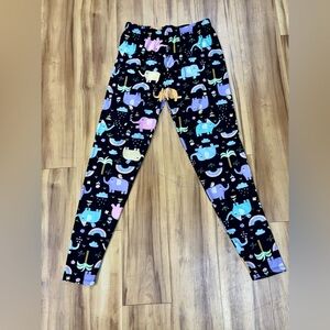 Colorful Elephant Print Leggings